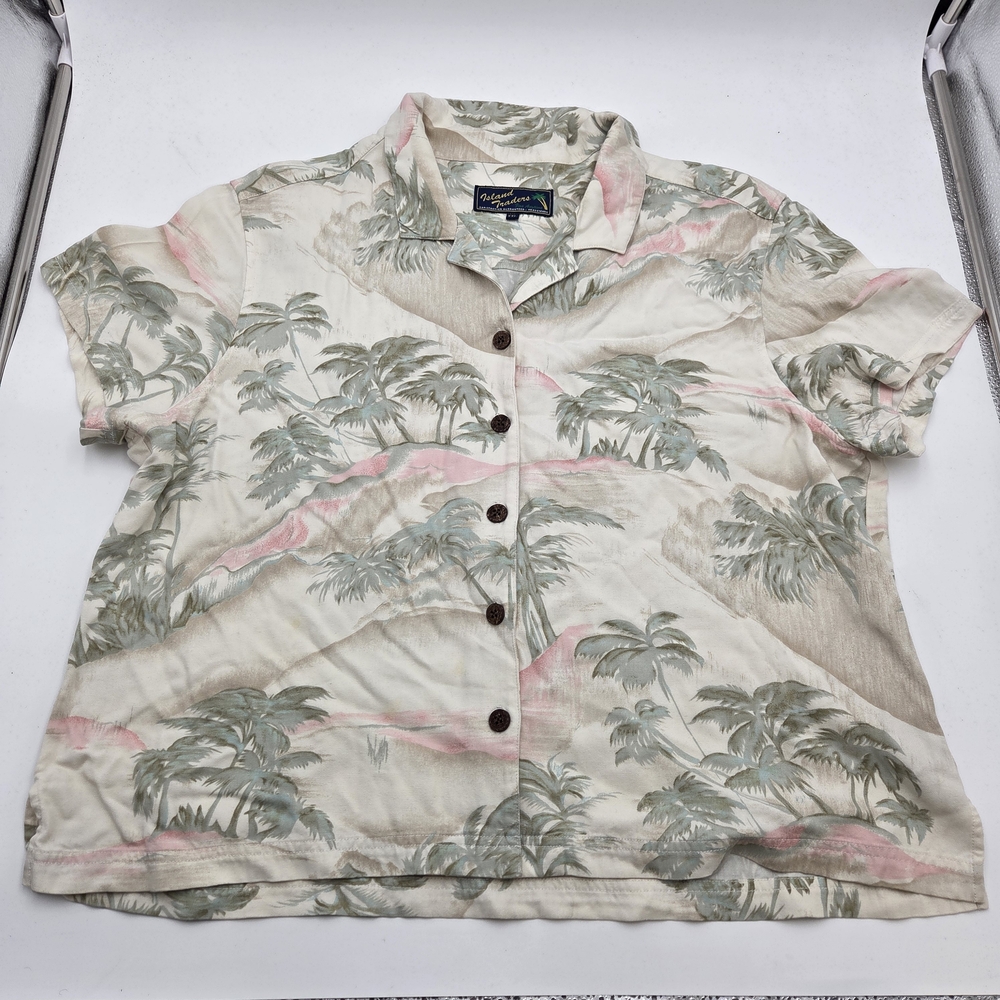 Vintage Hawiian Shirt Island Traders Fine Anytime Mens XXL
